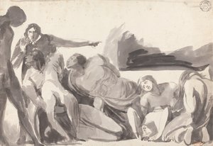ハワードが刑務所を訪問 作： George Romney